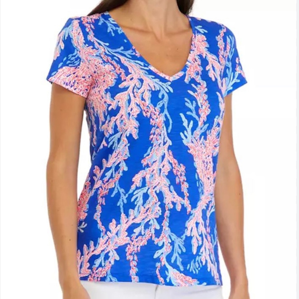 Lily Pulitzer V Neck Shirt